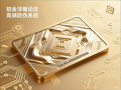 铂金浮雕动态视觉防伪系统：重塑高端防伪技术新标杆