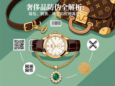 奢侈品防伪全解析：箱包、腕表、珠宝如何辨真伪？