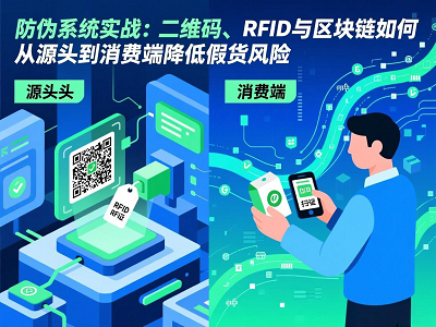 防伪系统实战：二维码、RFID与区块链如何从源头到消费端降低假货风险