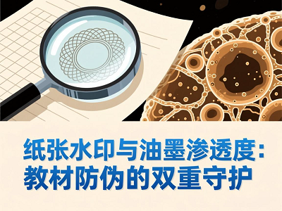 纸张水印与油墨渗透度：教材防伪的双重守护
