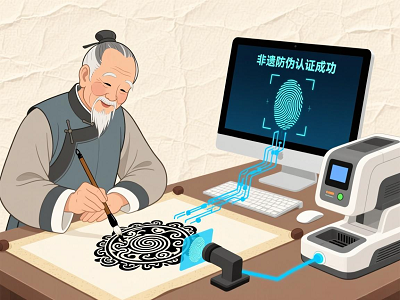 守护匠心：指纹上链，中国非遗防伪的科技革新